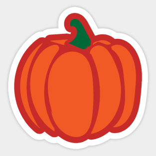 October Pumpkin Sticker